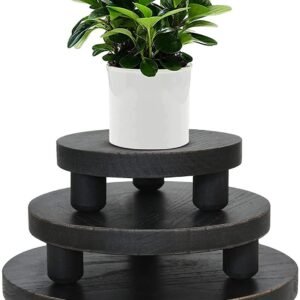 3 Packs Wooden Plant Stool