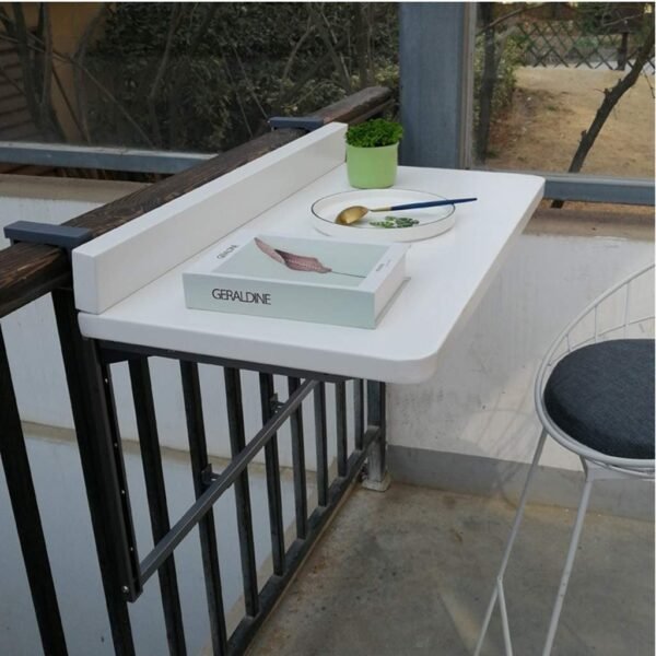 Balcony Railing Table Outdoor Table Furniture