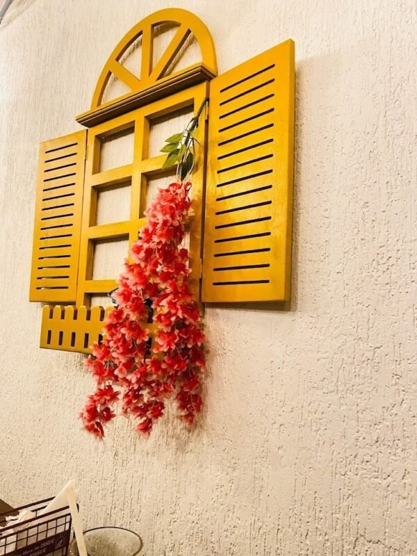 Creative cafe wall art ideas Jharokha Window