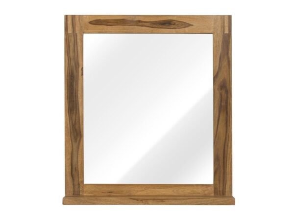 Bathroom mirror with shelf Sheesham Wood