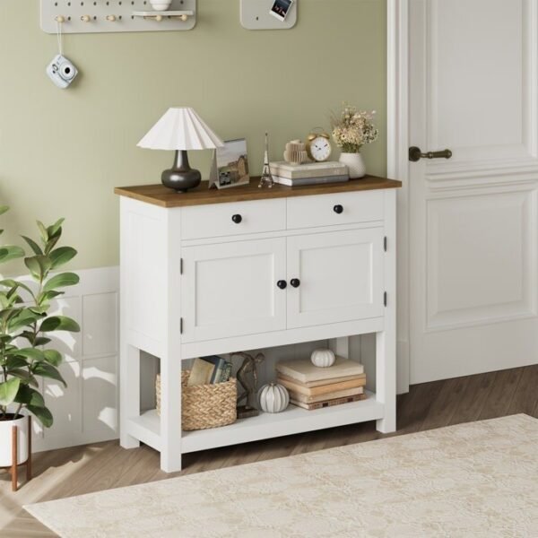 Wooden Console Table With Drawer