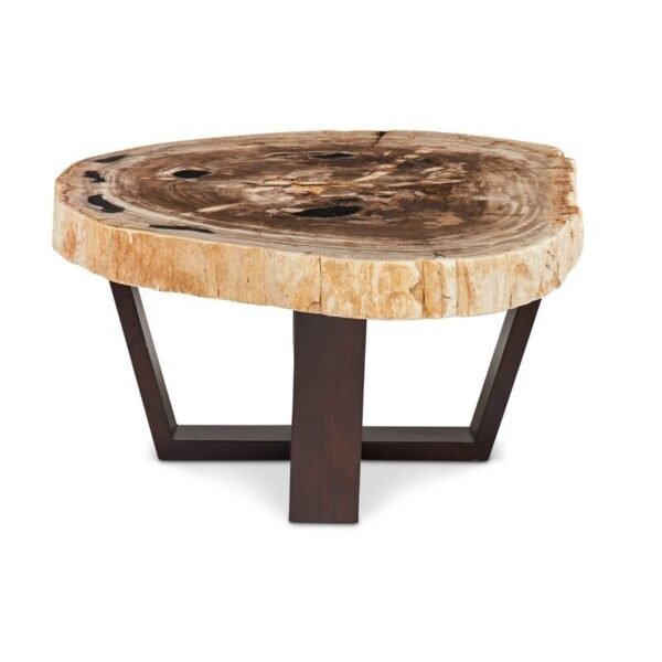 live edge coffee table round for living room center table