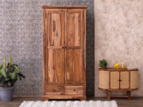Wooden wardrobe design for bedroom | Wooden Almirah For Clothes