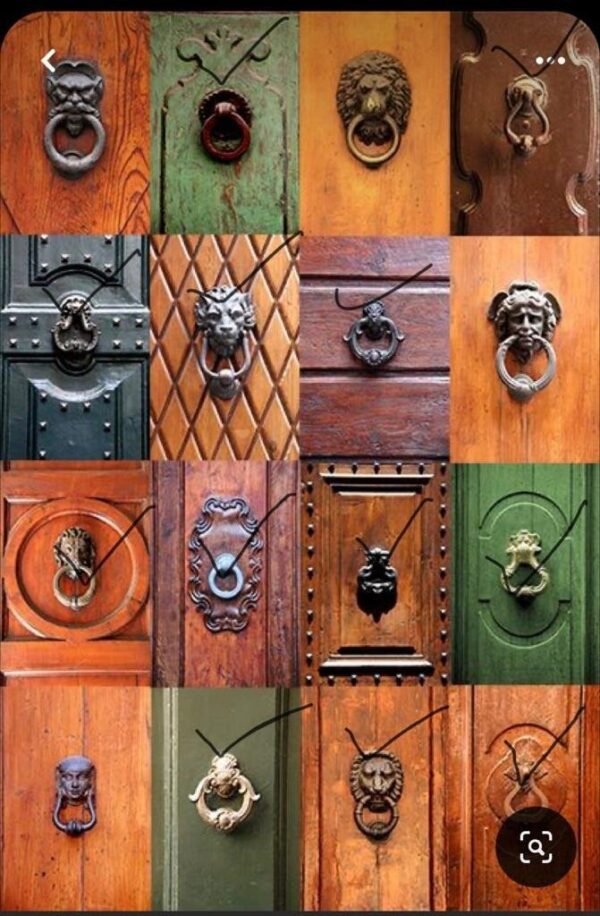 Wooden wall decor panels Antique Vintage Hand Carved
