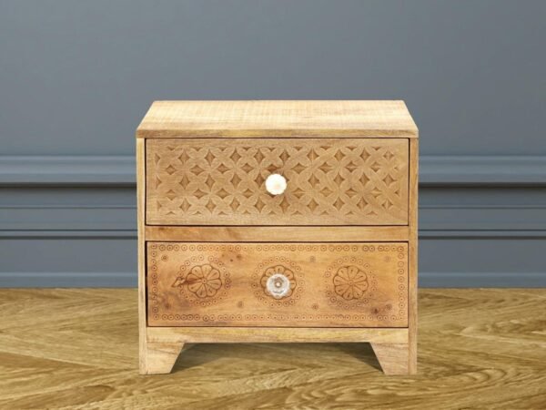 Antique Small bedside table with drawer
