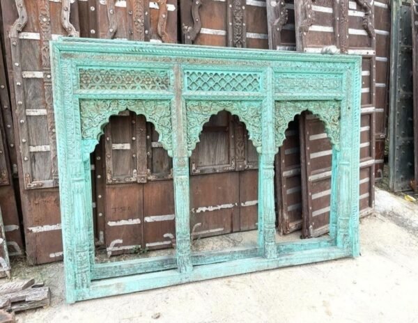 Rajasthani wooden jharokha frame Large Antique Wall Decor