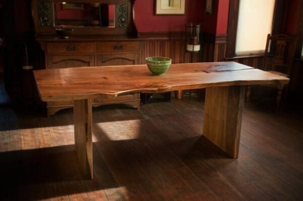 dining table natural wood Live Edge Table Top