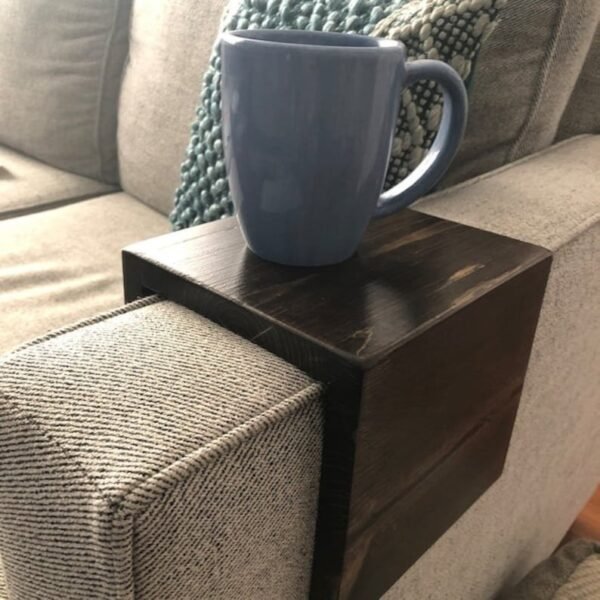 Sofa tray table armrest wooden custom size Side Table