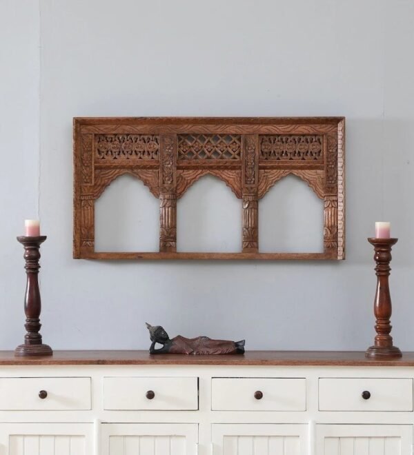 Large jharokha wall decor Antique Wooden rajasthani jharokha